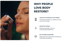 Load image into Gallery viewer, Body Restore Shower Steamers Bombs Bag or Single