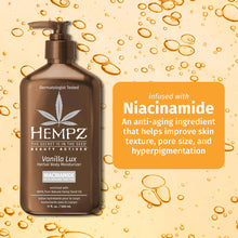 Load image into Gallery viewer, Beauty Actives Vanilla Lux Herbal Body Moisturizer with Niacinamide