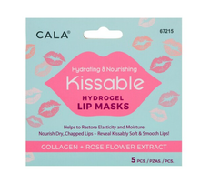 Load image into Gallery viewer, CALA 5 PIECE HYDROGEL LIP MASK ROSE COLLAGEN HYDRATING