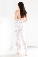 Load image into Gallery viewer, Camryn Sheer Lined Gaucho in Ivory Floral Print
