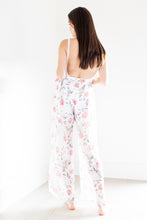 Load image into Gallery viewer, Camryn Sheer Lined Gaucho in Ivory Floral Print