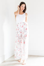 Load image into Gallery viewer, Camryn Sheer Lined Gaucho in Ivory Floral Print