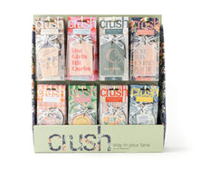 Load image into Gallery viewer, Display of 'Crush' air freshener products with various designs in a box.