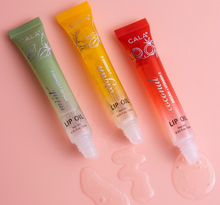 Load image into Gallery viewer, CALA LIP OIL TRIO WATERMELON STRAWBERRY JOJOBA ARAGAN MINT