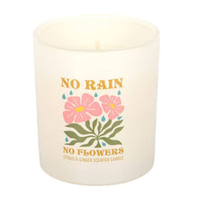 Load image into Gallery viewer, No Rain, No Flowers Citrus & Ginger Candle - The Boutique by Sour Apple Beauty Bar
