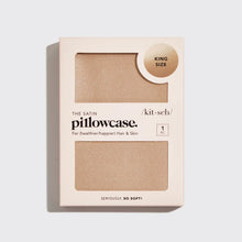 Load image into Gallery viewer, Satin Pillowcase King - Champagne