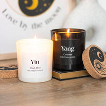 Load image into Gallery viewer, Set of 2 Yin Yang Black Oud and Coconut Candles - The Boutique by Sour Apple Beauty Bar