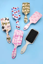 Load image into Gallery viewer, LARGE DETANGLE PADDLE HAIR BRUSH COMB | 40HC100: BOW B - The Boutique by Sour Apple Beauty Bar