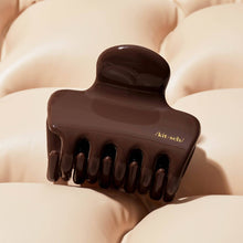Load image into Gallery viewer, Recycled Plastic Puffy Cloud Clip 1pc - Chocolate