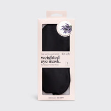 Load image into Gallery viewer, The Lavender Weighted Satin Eye Mask