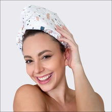 Load image into Gallery viewer, Quick Dry Hair Towel - Terrazzo
