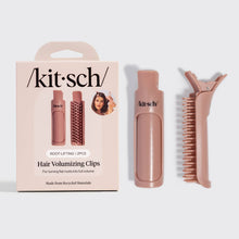 Load image into Gallery viewer, Kitsch Hair Volumizing Clips – Terracotta | 2 Piece Set - The Boutique by Sour Apple Beauty Bar