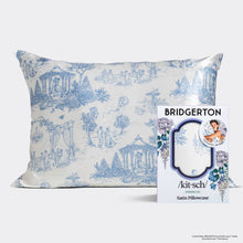 Load image into Gallery viewer, Bridgerton x Kitsch Satin Pillowcase – Garden Toile - The Boutique by Sour Apple Beauty Bar