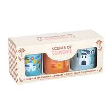 Load image into Gallery viewer, Scents of Europe Scented Candle Trio - The Boutique by Sour Apple Beauty Bar