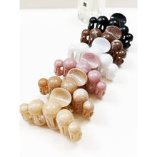 Load image into Gallery viewer, Large Marbled Lightly Glittered Pearl Hair Claw - The Boutique by Sour Apple Beauty Bar