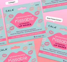 Load image into Gallery viewer, CALA 5 PIECE HYDROGEL LIP MASK ROSE COLLAGEN HYDRATING