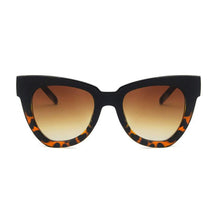 Load image into Gallery viewer, HAYLEY | Shady Lady Sunglasses - Black/Leopard