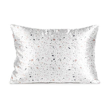Load image into Gallery viewer, Satin Pillowcase - White Terrazzo