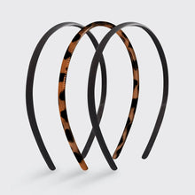 Load image into Gallery viewer, Thin Non-Slip Headbands 3pc - Recycled Plastic