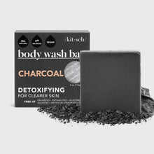 Load image into Gallery viewer, Charcoal Detoxifying Body Wash Bar