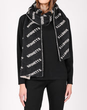 Load image into Gallery viewer, The "BRUNETTE THE LABEL" Scarf | Black and Cream