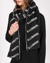 Load image into Gallery viewer, The "BRUNETTE THE LABEL" Scarf | Black and Cream