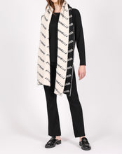 Load image into Gallery viewer, The "BRUNETTE THE LABEL" Scarf | Black and Cream