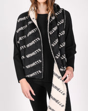 Load image into Gallery viewer, The "BRUNETTE THE LABEL" Scarf | Black and Cream