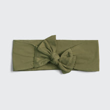 Load image into Gallery viewer, Cotton Adjustable Headband 2pc - Moss