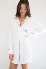 Load image into Gallery viewer, Classic Sleep Shirt in Ivory
