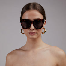 Load image into Gallery viewer, HAYLEY | Shady Lady Sunglasses - Tortoise - The Boutique by Sour Apple Beauty Bar
