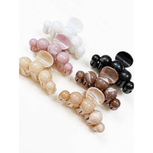 Load image into Gallery viewer, Large Marbled Lightly Glittered Pearl Hair Claw - The Boutique by Sour Apple Beauty Bar
