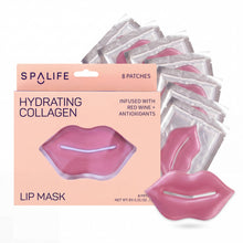 Load image into Gallery viewer, Hydrating Collagen &amp; Red Wine Hydrogel Lip Masks | 8 Pack - The Boutique by Sour Apple Beauty Bar
