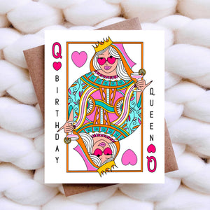 Birthday Queen Greeting Card