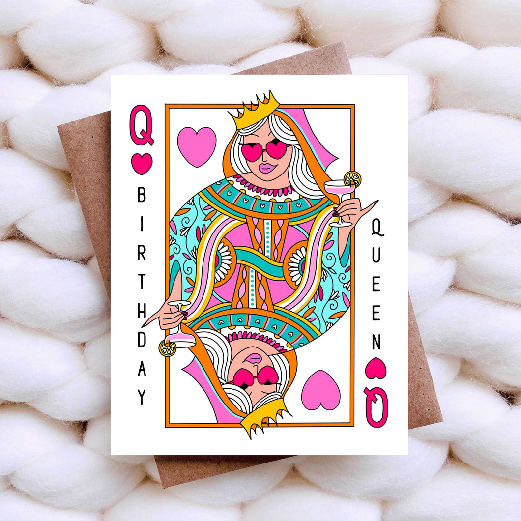 Birthday Queen Greeting Card