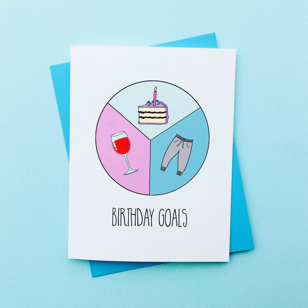 Birthday Goals Greeting Card