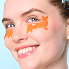 Load image into Gallery viewer, Puppy Eyes Corgi Shaped Brightening Eye Patches | 10 Pack - The Boutique by Sour Apple Beauty Bar
