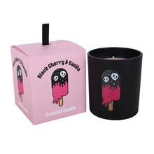 Load image into Gallery viewer, Gothic Black Cherry &amp; Vanilla Scented Candle - The Boutique by Sour Apple Beauty Bar
