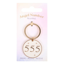 Load image into Gallery viewer, 555 Angel Number Keyring
