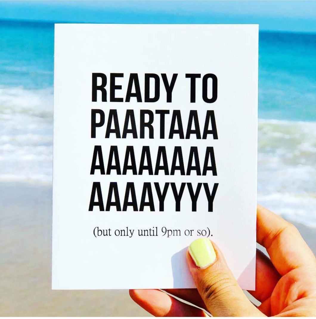 The Party Animal - Funny Birthday Card