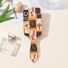Load image into Gallery viewer, LARGE DETANGLE PADDLE HAIR BRUSH COMB | 40HC100: WESTERN - The Boutique by Sour Apple Beauty Bar
