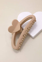 Load image into Gallery viewer, Matte Heart Hair Claw Clips | Assorted
