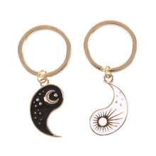 Load image into Gallery viewer, Pair of Yin Yang Best Friend Keyrings
