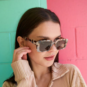 PAIGE | Shady Lady Sunglasses - Light Tortoise