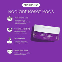 Load image into Gallery viewer, Bushbalm Radiant Reset Exfoliating Toner Pads
