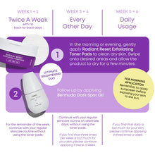 Load image into Gallery viewer, Bushbalm Radiant Reset Exfoliating Toner Pads
