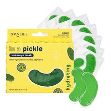 Load image into Gallery viewer, Pickle Shaped Hydrating Eye Patches | 8 Pack - The Boutique by Sour Apple Beauty Bar
