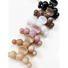 Load image into Gallery viewer, Large Marbled Lightly Glittered Pearl Hair Claw - The Boutique by Sour Apple Beauty Bar
