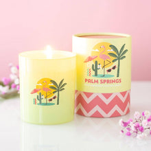 Load image into Gallery viewer, Palm Springs Pink Grapefruit Scented Candle - The Boutique by Sour Apple Beauty Bar
