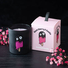 Load image into Gallery viewer, Gothic Black Cherry &amp; Vanilla Scented Candle - The Boutique by Sour Apple Beauty Bar
